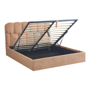 429 000009 1 Double bed Sectra Argos The Classic terracotta boucle fabric 160x200cm