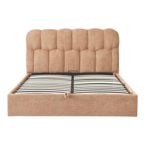 429 000009 3 Double bed Sectra Argos The Classic terracotta boucle fabric 160x200cm