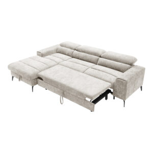 Right corner sofa Porema Argos The Classic beige fabric 270x184x93cm