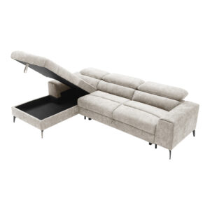 Right corner sofa Porema Argos The Classic beige fabric 270x184x93cm