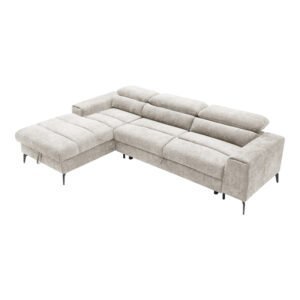 Right corner sofa Porema Argos The Classic beige fabric 270x184x93cm