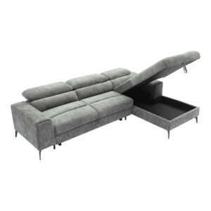 Left corner sofa Porema Argos The Classic grey fabric 270x184x93cm