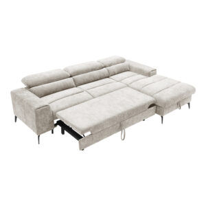 Left corner sofa Porema Argos The Classic beige fabric 270x184x93cm