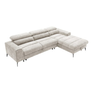Left corner sofa Porema Argos The Classic beige fabric 270x184x93cm