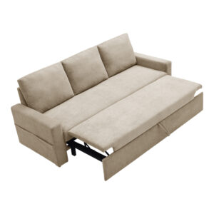 Three seater sofabed Keyla Argos The Classic grey beige fabric 215x86x87cm