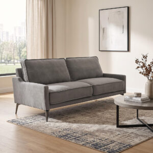 Two seater sofa Lemaz Argos The Classic grey fabric 198x85x83cm