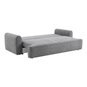 Three seater sofabed Storida Argos The Classic with storage space grey fabric 255x94x92cm
