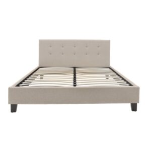 Bed with mattress Mago-Nemesis Argos The Classic ecru fabric 150x200cm