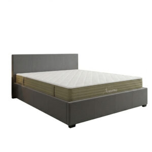 Bed with mattress and storage space Norse-Nemesis Argos The Classic fabric anthracite 160x200cm