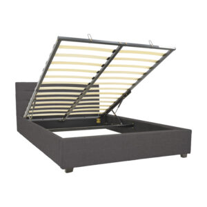 Bed with mattress and storage space Molito-Resty Argos The Classic anthracite fabric 160x200cm