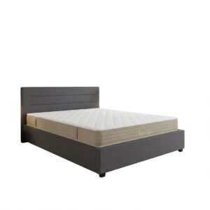 Bed with mattress and storage space Molito-Nemesis Argos The Classic anthracite fabric 160x200cm