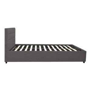Bed with mattress and storage space Molito-Nemesis Argos The Classic anthracite fabric 160x200cm