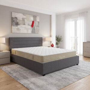 Bed with mattress and storage space Molito-Nemesis Argos The Classic anthracite fabric 160x200cm