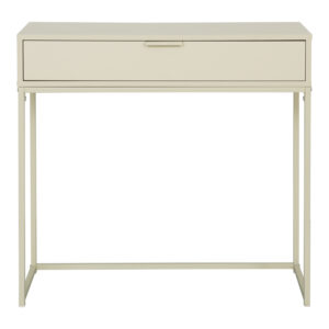 Console Joumpa Argos The Classic with drawer in beige with grey metal 80x28x76.5cm
