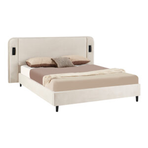 279 000034 1 Double bed Fomo Argos The Classic grey beige fabric 160x200cm