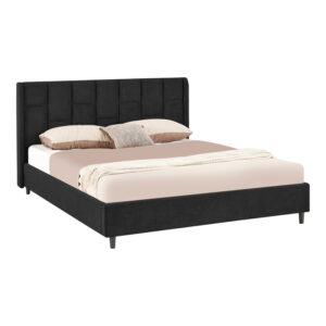 279 000039 1 Double bed Sensa Argos The Classic black fabric 160x200cm