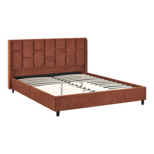 279 000040 2 Double bed Sensa Argos The Classic tile red fabric 160x200cm