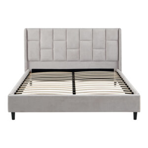 279 000041 3 Double bed Sensa Argos The Classic light grey fabric 160x200cm