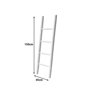 336 000039 3 Morjeve Argos The Classic ladder back teak wood 45x6x150cm