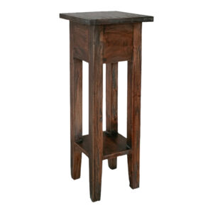 336 000048 1 Side table Orkney Argos The Classic mindi wood in walnut color 25x25x67cm