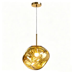 Ceiling lamp Henfa Argos The Classic gold metal with glass D26x26cm