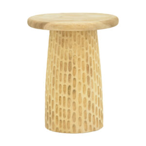 Side table Cortney Argos The Classic suar wood in natural shade D40x50cm