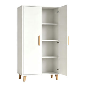 431 000005 1 Cabinet Tamera Argos The Classic white with natural color MDF 60x30x120cm