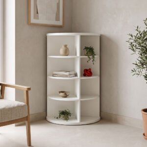 Corner shelf Benzal Argos The Classic white MDF 80x30x120cm