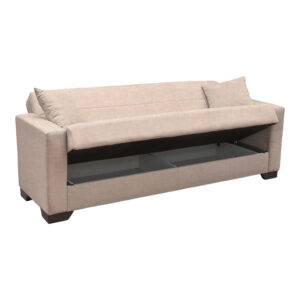 438 000022 3 Vox Sofa bed Argos The Classic three seater with storage space beige fabric 210x84x83cm